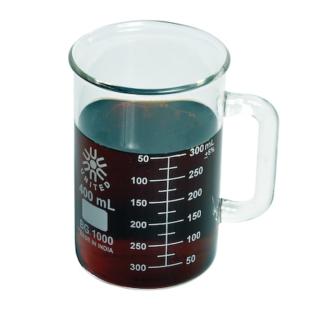 United Scientific Beaker Mug, Low Form, 400Ml BGMG400